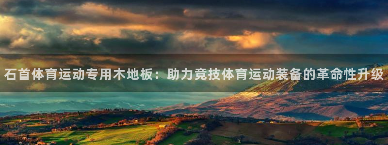 哈哈体育：石首体育运动专用木地板：助力竞技体育运动装备的革命性升级